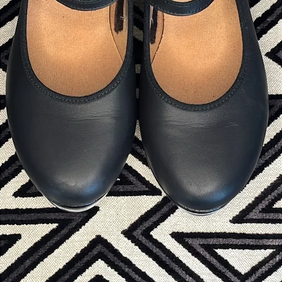 Bloch Ladies Tap-On Leather Tap Shoes Mary Jane Size 4 - Picture 2 of 8